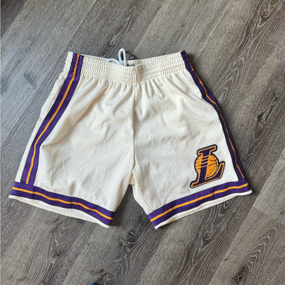 Hardwood Classics Lakers Basketball Shorts